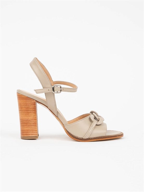 Maiden Vizon Deri Kadın Sandalet