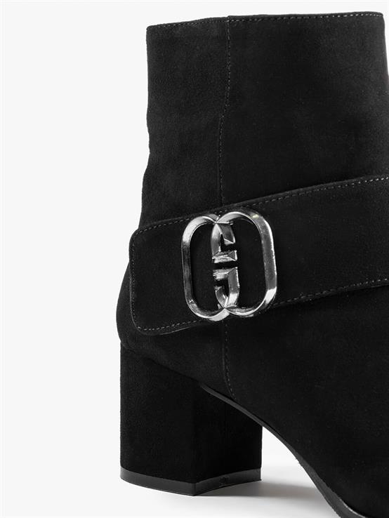 Mandi Siyah Süet Kadın Bot