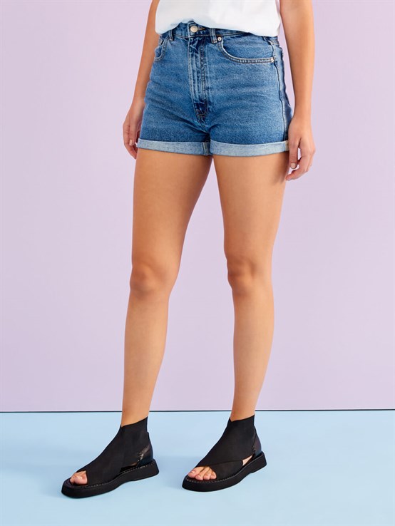 Marra Siyah Deri Siyah Lastik Kadın Sandalet