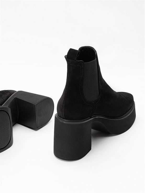 Mirre Siyah Süet Bot