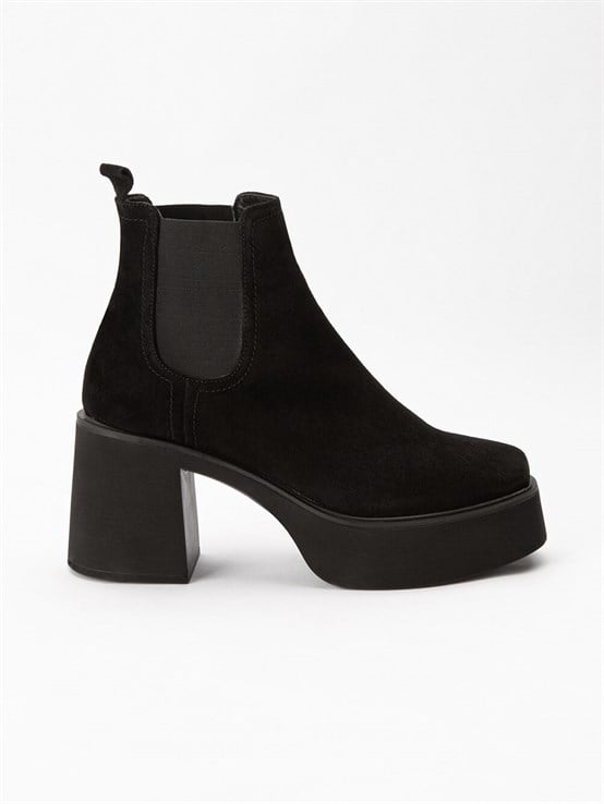 Mirre Siyah Süet Bot