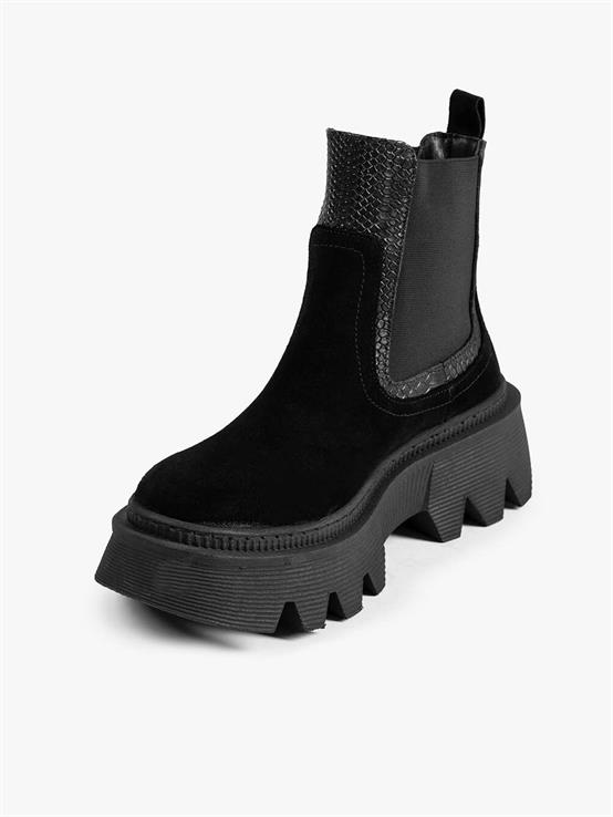 Mona Siyah Süet Kadın Bot