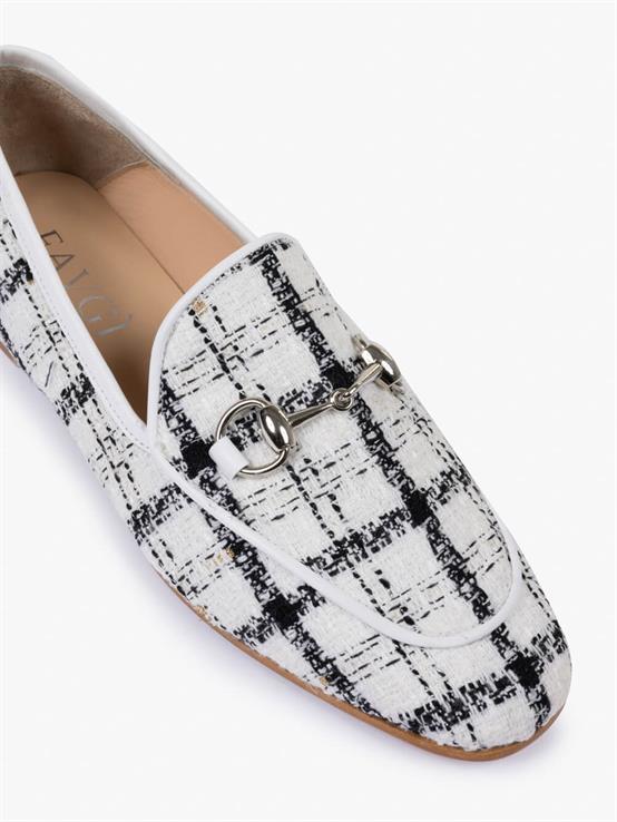 Nora Mavi Kumaş Kadın Loafer