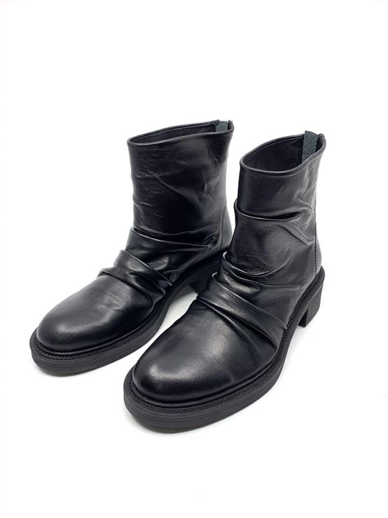 Orem Siyah Deri Kadın Bot