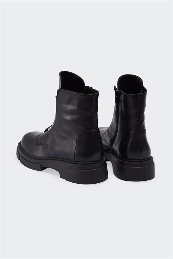 Pennoi Siyah Deri Kadın Bot