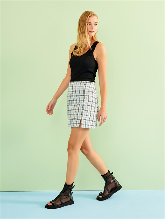 Raffia Siyah Deri Siyah File Kadın Sandalet