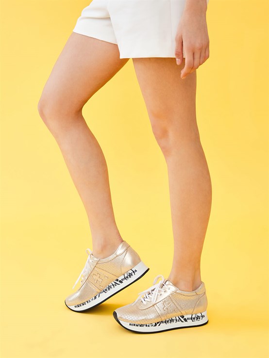 Raquel Dore Zımbalı Deri Kadın Sneaker