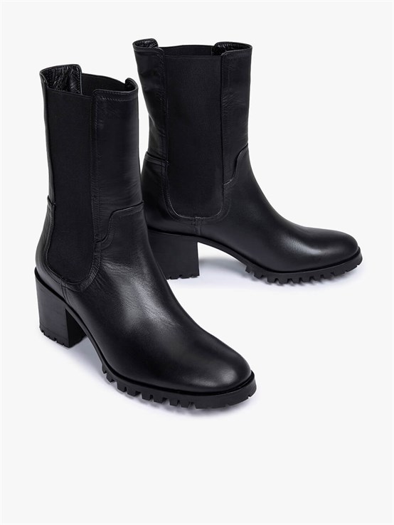 Reddy Siyah Deri Kadın Bot