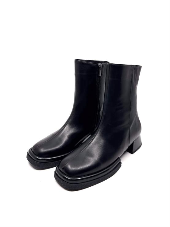 Rieo Siyah Deri Kadın Bot