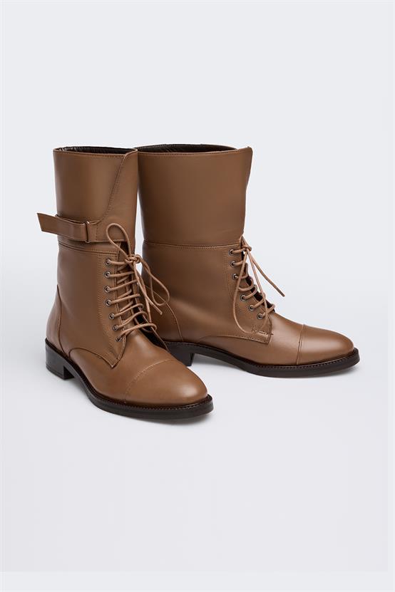 Sarno Taba Deri Kadın Bot