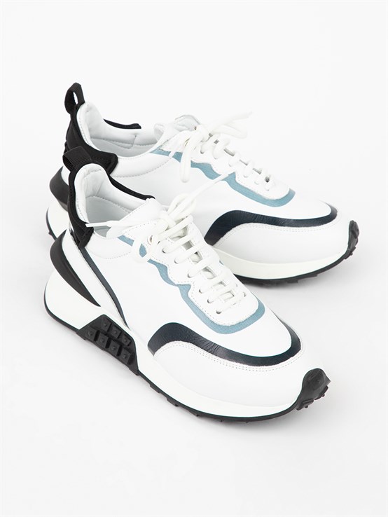 Serio Beyaz Deri Kadın Sneaker 