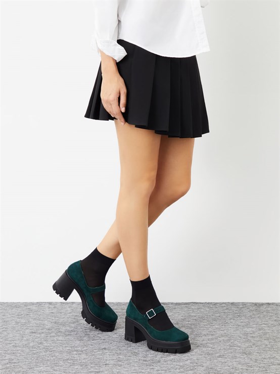 Simon-S Yeşil Süet Günlük Ayakkabı