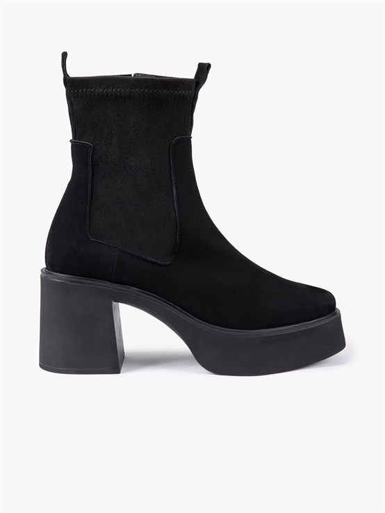 Stanle Siyah Süet Kadın Bot