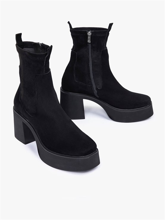 Stanle Siyah Süet Kadın Bot