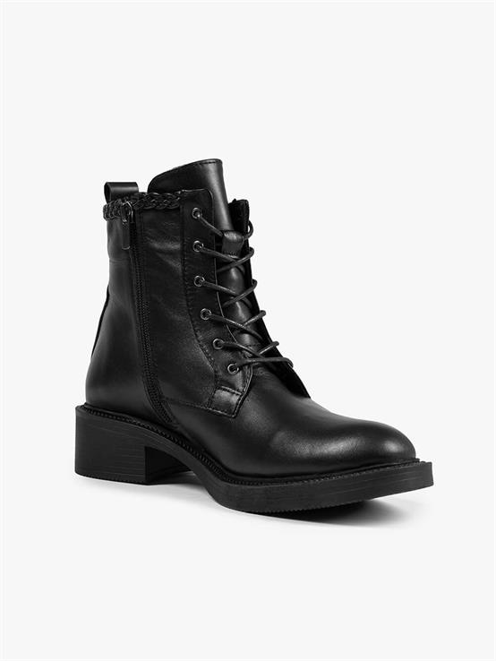 Tarre Siyah Deri Kadın Bot