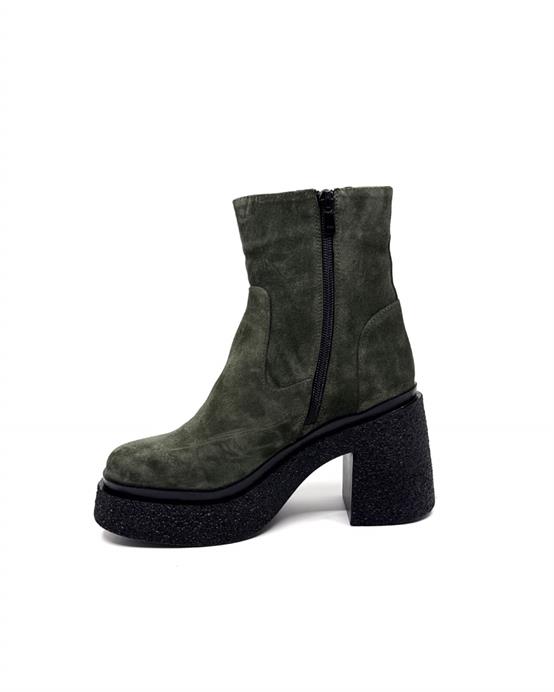 Thonex Yeşil Süet Kadın Bot