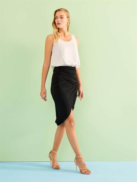 Yasmin Pudra Deri Kadın Topuklu Sandalet