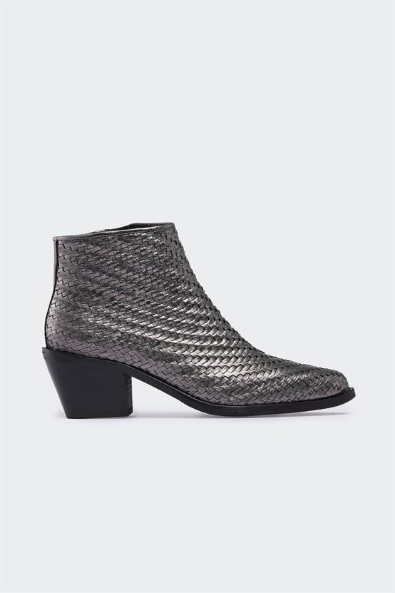 Yullo Çelik Örgü Deri Kadın Yazlık Bot