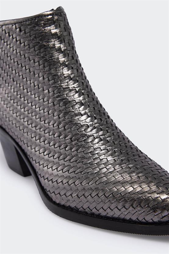 Yullo Çelik Örgü Deri Kadın Yazlık Bot