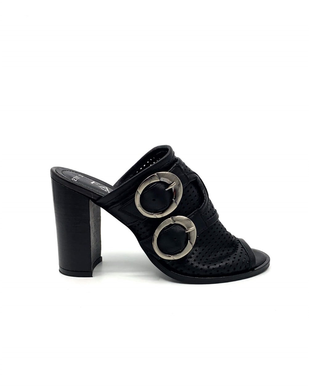 Afra Siyah Deri Kadın Terlik