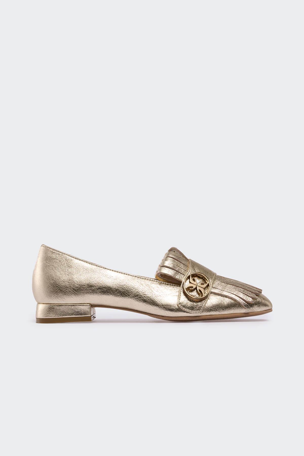 Favgi Dore Deri Kadın Loafer