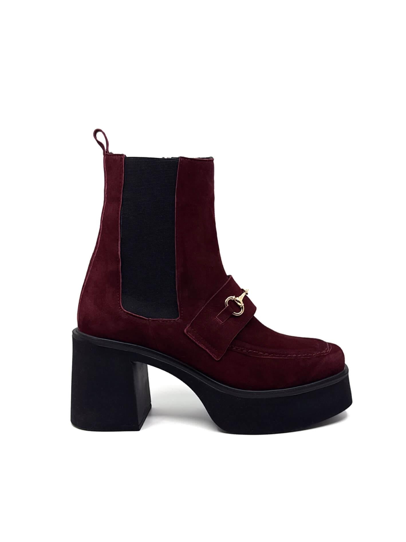 Gene Bordo Süet Kadın Bot