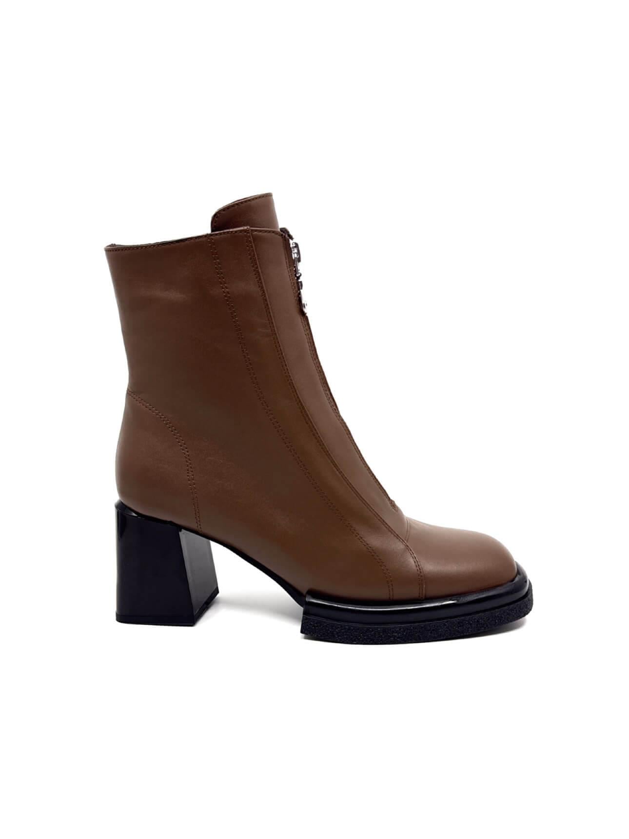 Llien Soft Kahve Deri Kadın Bot