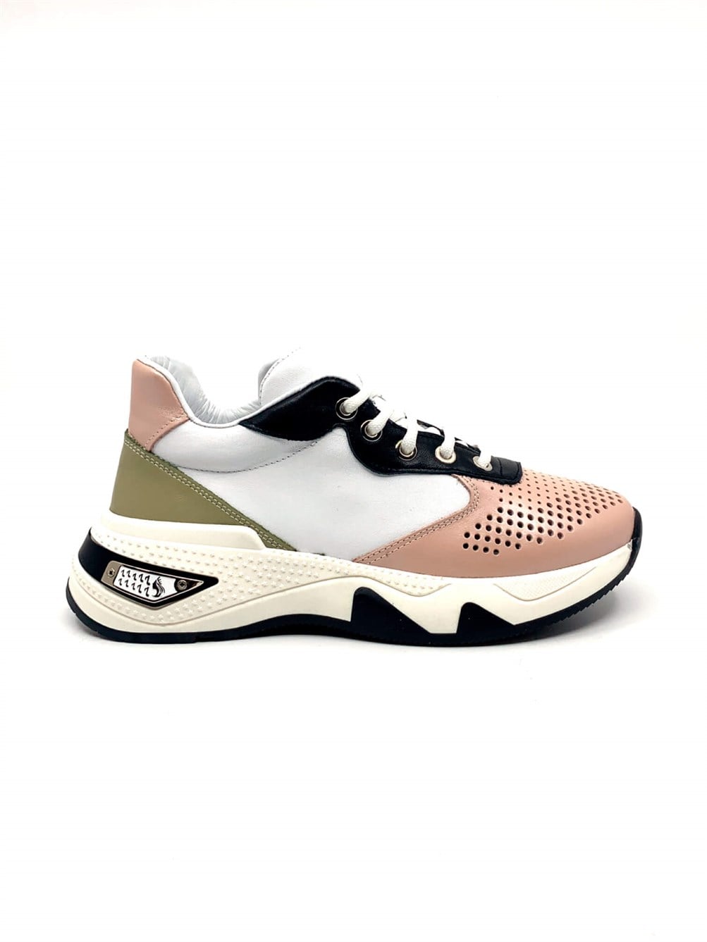 Luisa Beyaz Deri Kadın Sneaker