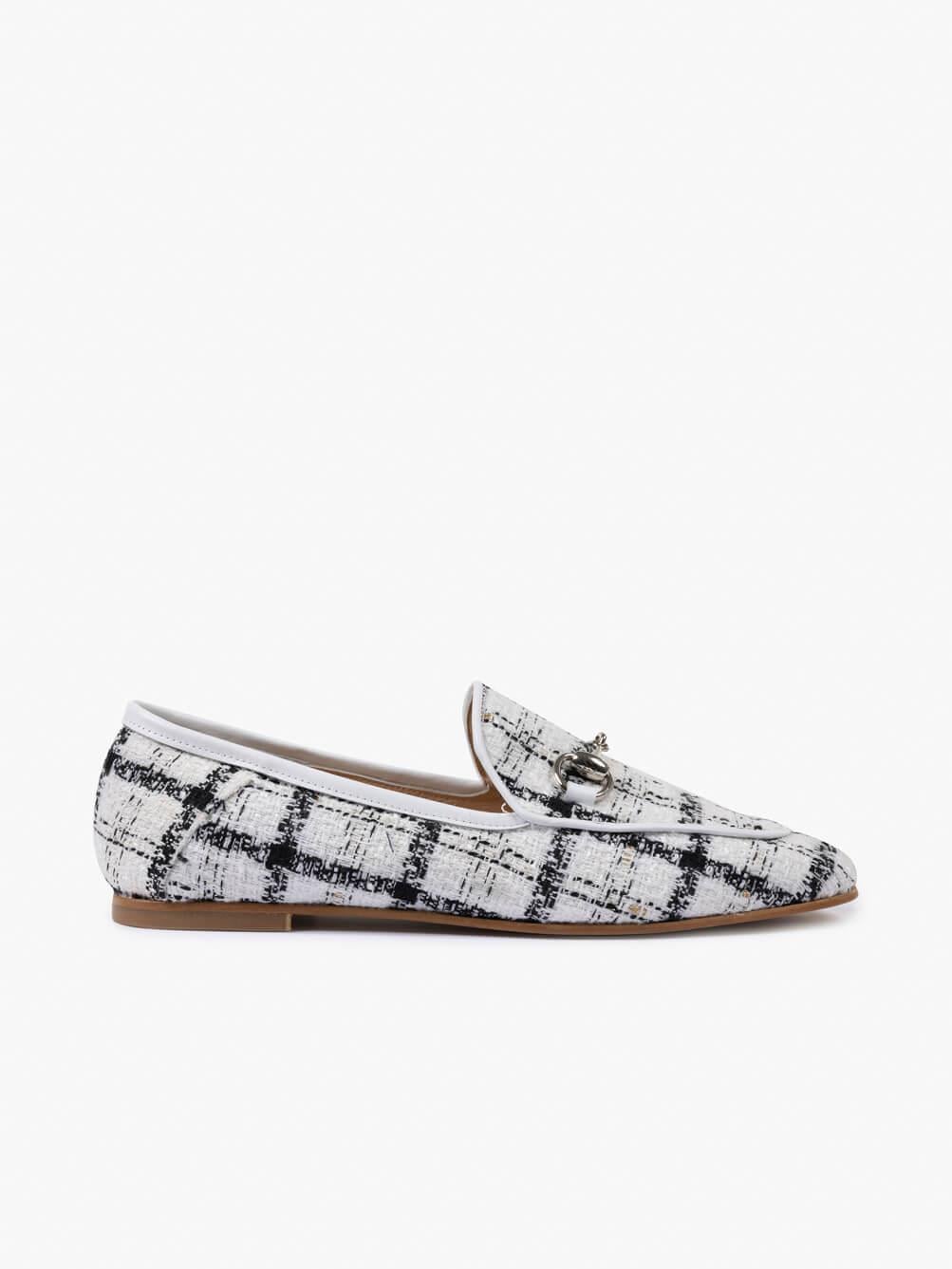 Nora Mavi Kumaş Kadın Loafer