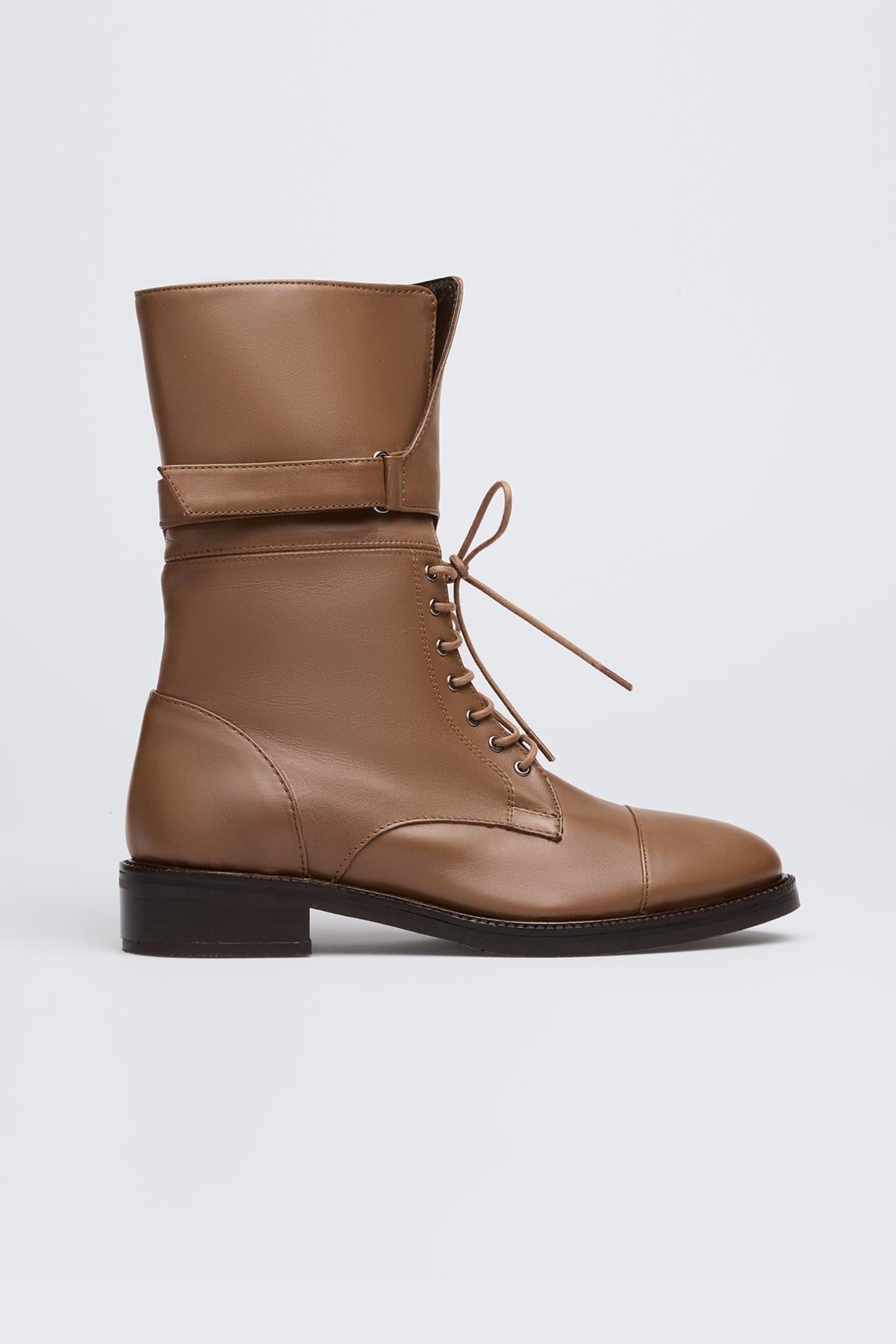 Sarno Taba Deri Kadın Bot