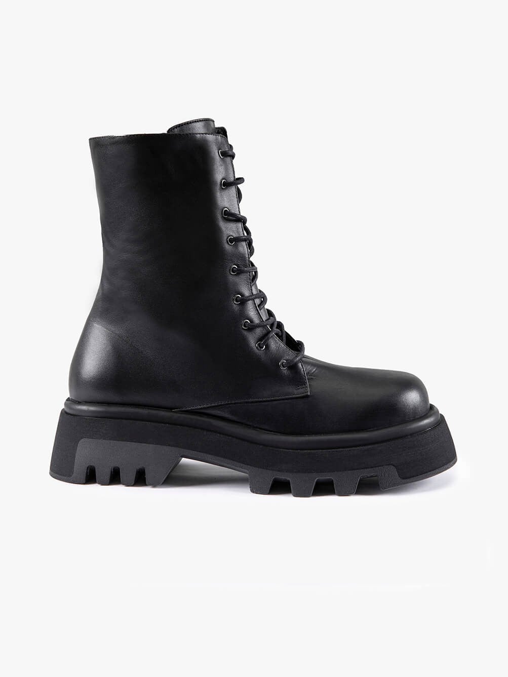 Seseo Siyah Deri Kadın Bot