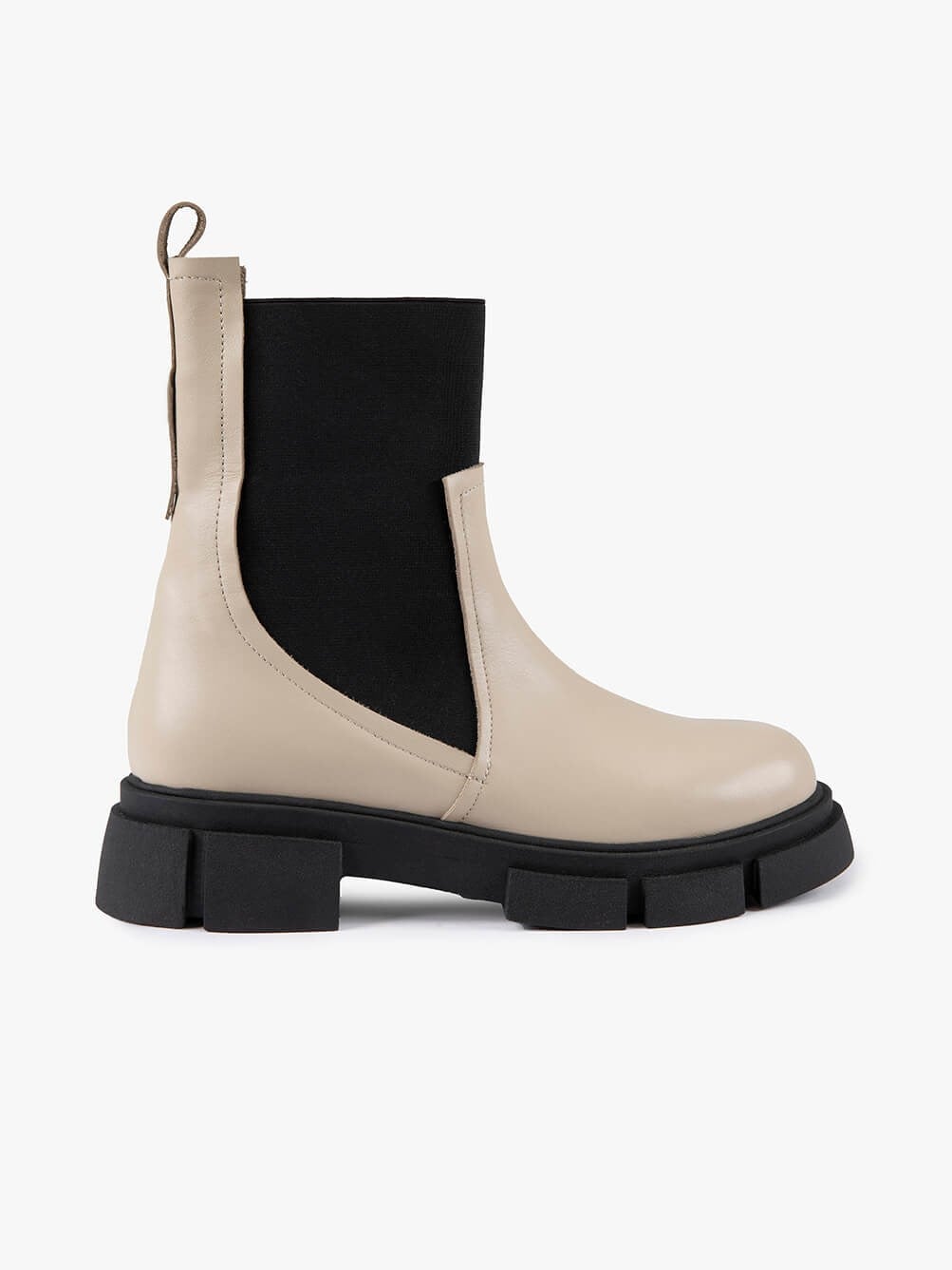 Siane Bej Deri Kadın Bot