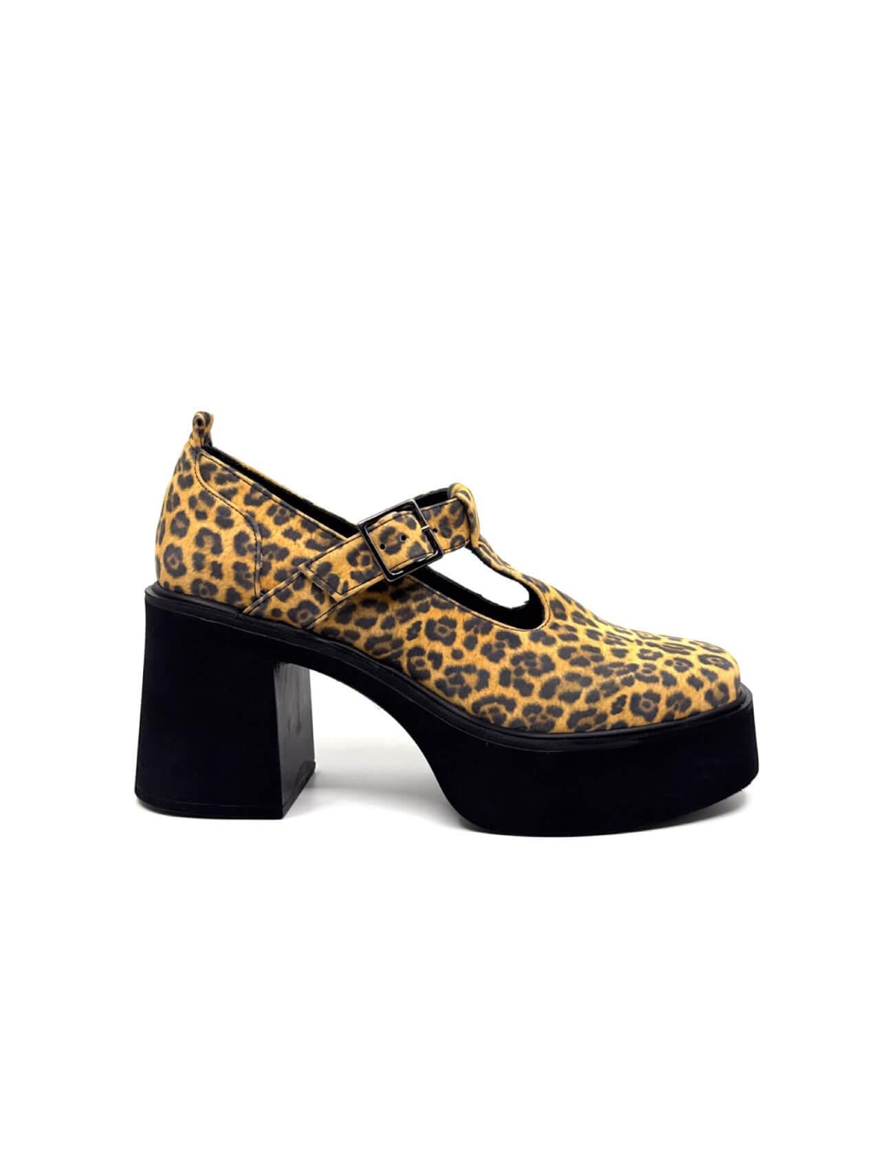 Simonne Leopar Deri Kadın Günlük Ayakkabı