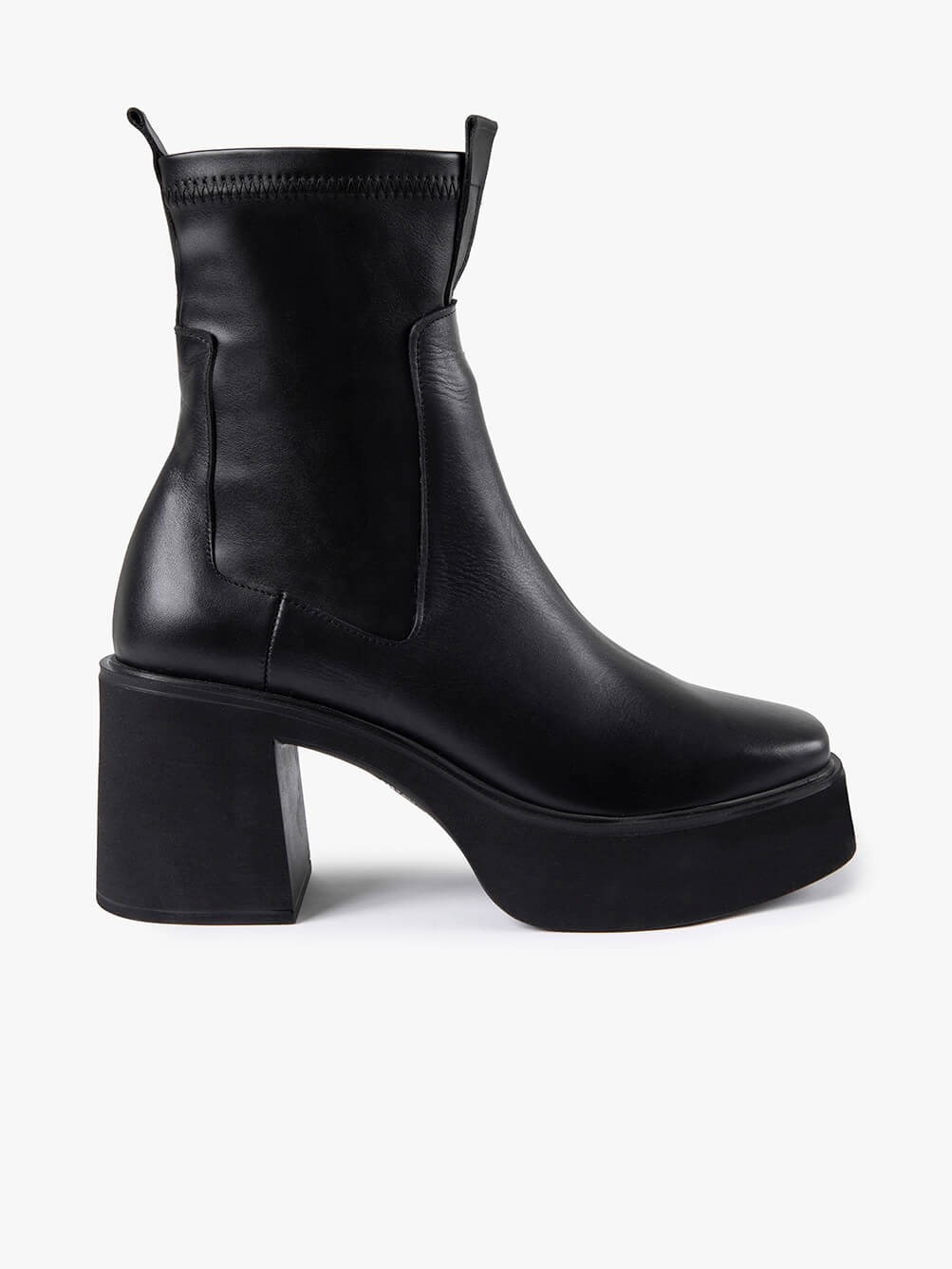 Stanle Siyah Deri Kadın Bot