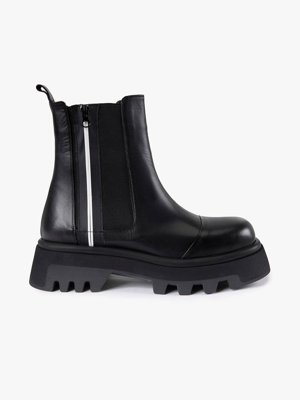 Yael Siyah Deri Kadın Bot