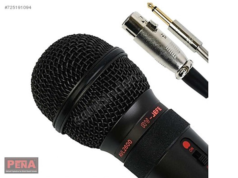AV JEFE AVL-2600 DİNAMİK VOKAL MİKROFONU