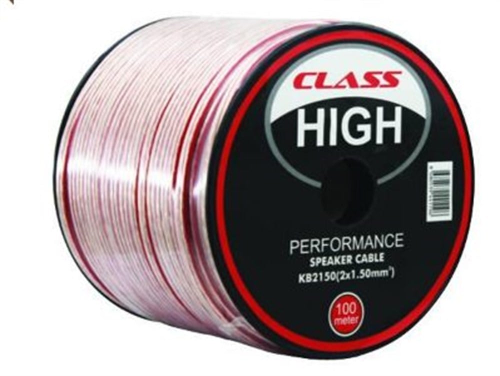 CLASS HİGH KB-2150 2X1.5 MM 100 METRE HOPARLOR KABLOSU
