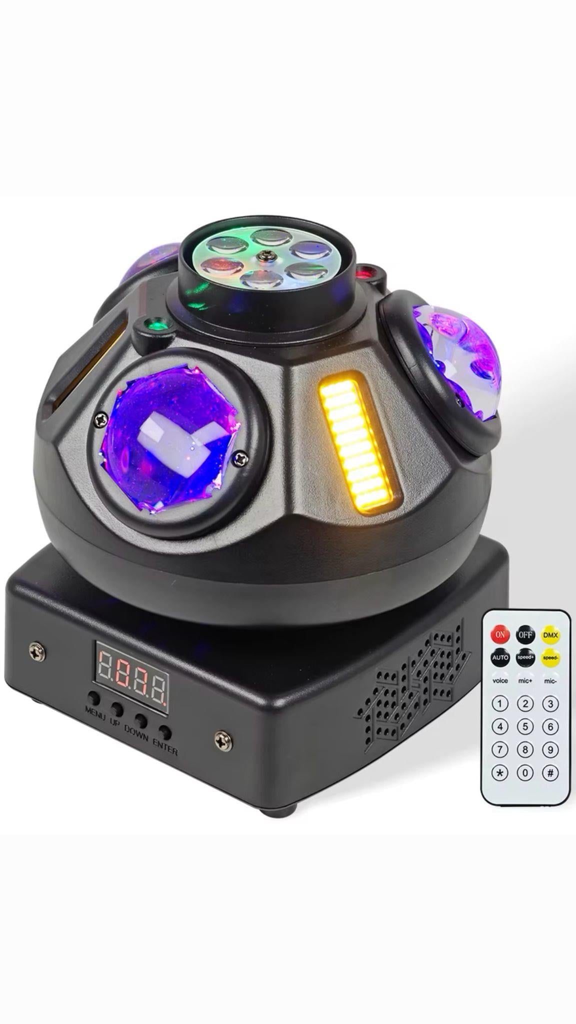 DJ PRO DİSCO BALL BEE EYES 4IN1 BEAM-STROBE-LAZER ROBOT IŞIK