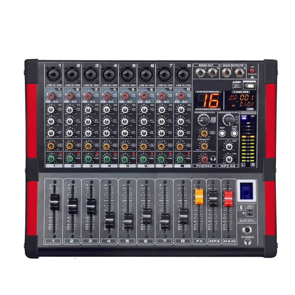 DJ PRO MX-8 8 KANALLI 99 DSP EFEKTLİ POWER MİKSER