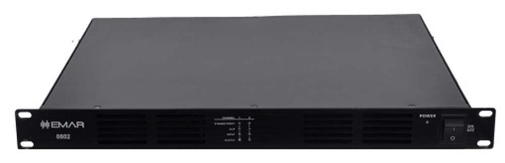 EMAR 0802-2 CLASS-D DİJİTAL AMPLİFİKATÖR 100V 2X240W