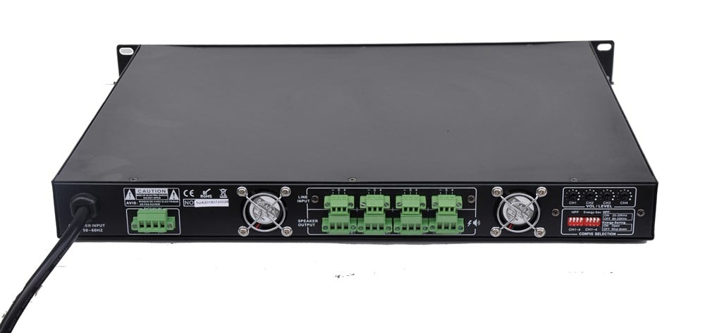 EMAR 0804-2 CLASS-D DİJİTAL AMPLİFİKATÖR 100V  4X250W