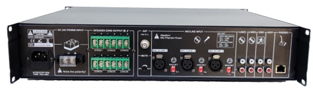 EMAR 0805-350 BÖLGE SEÇİMLİ MİKSER AMPLİFİKATÖR