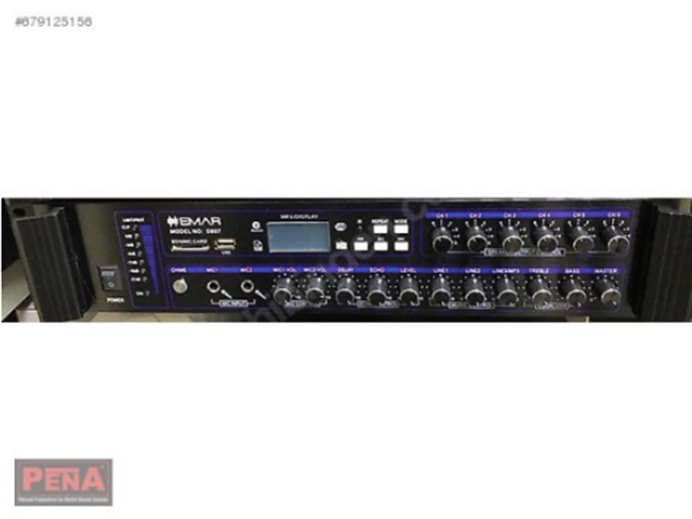 EMAR 0807-360 6 BÖLGE SEÇİCİLİ 360 WATT HAT TRAFOLU ANFİ MİKSER
