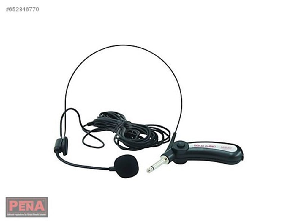 GOLD AUDIO ACS-300 KAFA HEADSET KABLOLU MİKROFONU