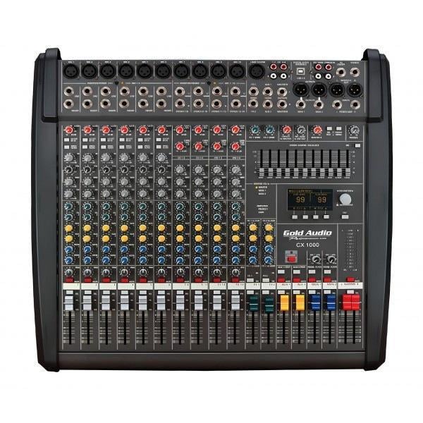 GOLD AUDIO CMX-1000 10 KANALLI DECK MİKSER