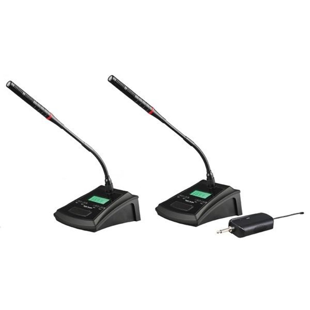 GOLD AUDIO GX-752 ÇİFTLİ MASAÜSTÜ WİRELESS KABLOSUZ MİKROFON