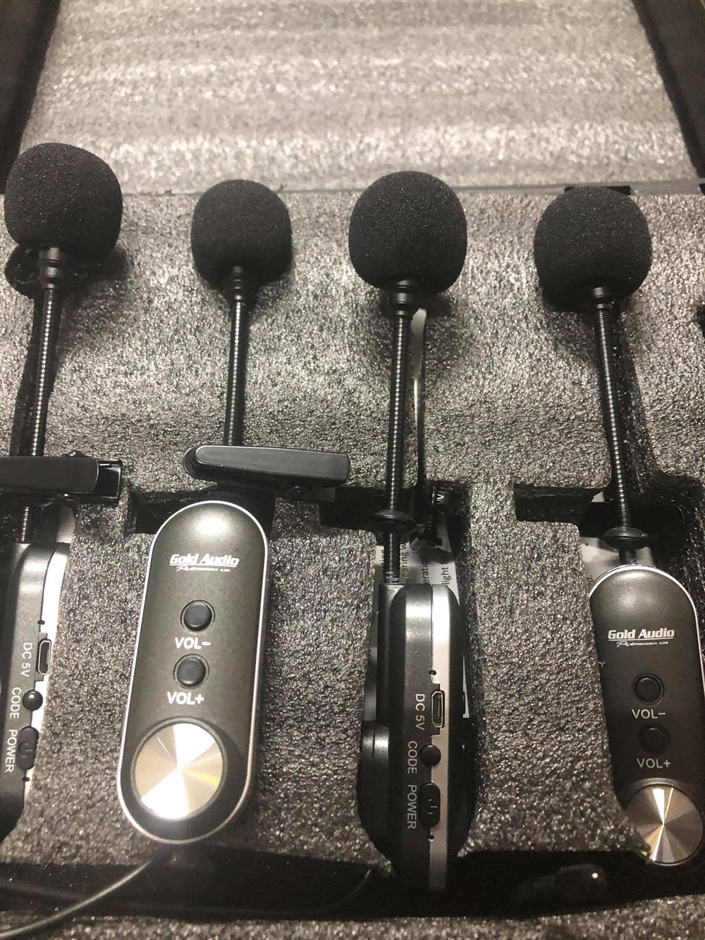 GOLD AUDIO GX-774 4LÜ YAKA TELSİZ WİRELESS MİKROFON