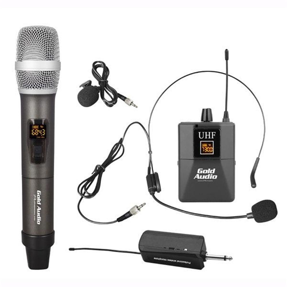 GOLD AUDİO GX-832EY UHF EL-YAKA WİRELESS TELSİZ MİKROFON