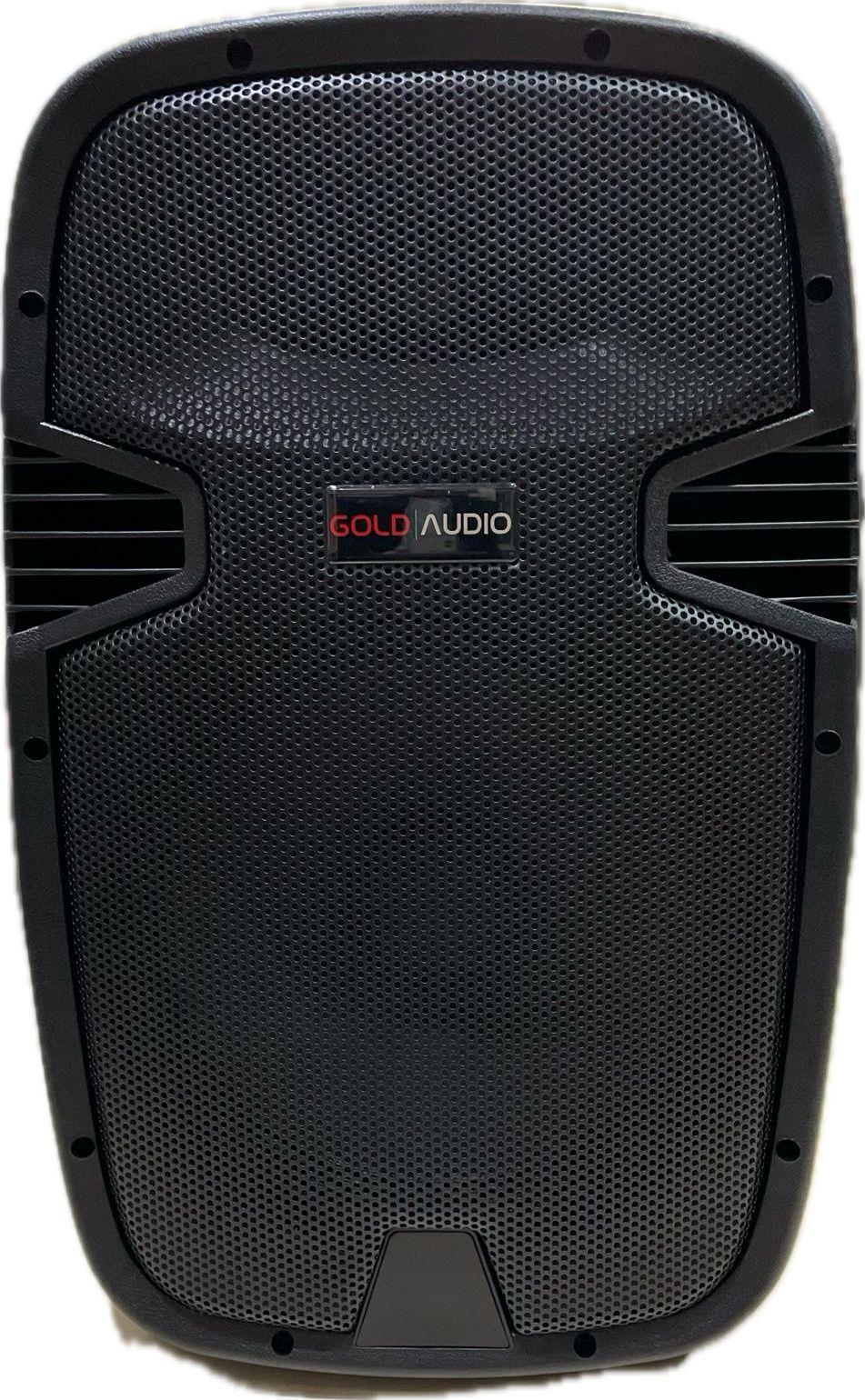 GOLD AUDİO PA-8815EY 15İNÇ 200 WATT EL-YAKA TELSİZ MİKROFONLU TAŞINABİLİR HOPARLÖR