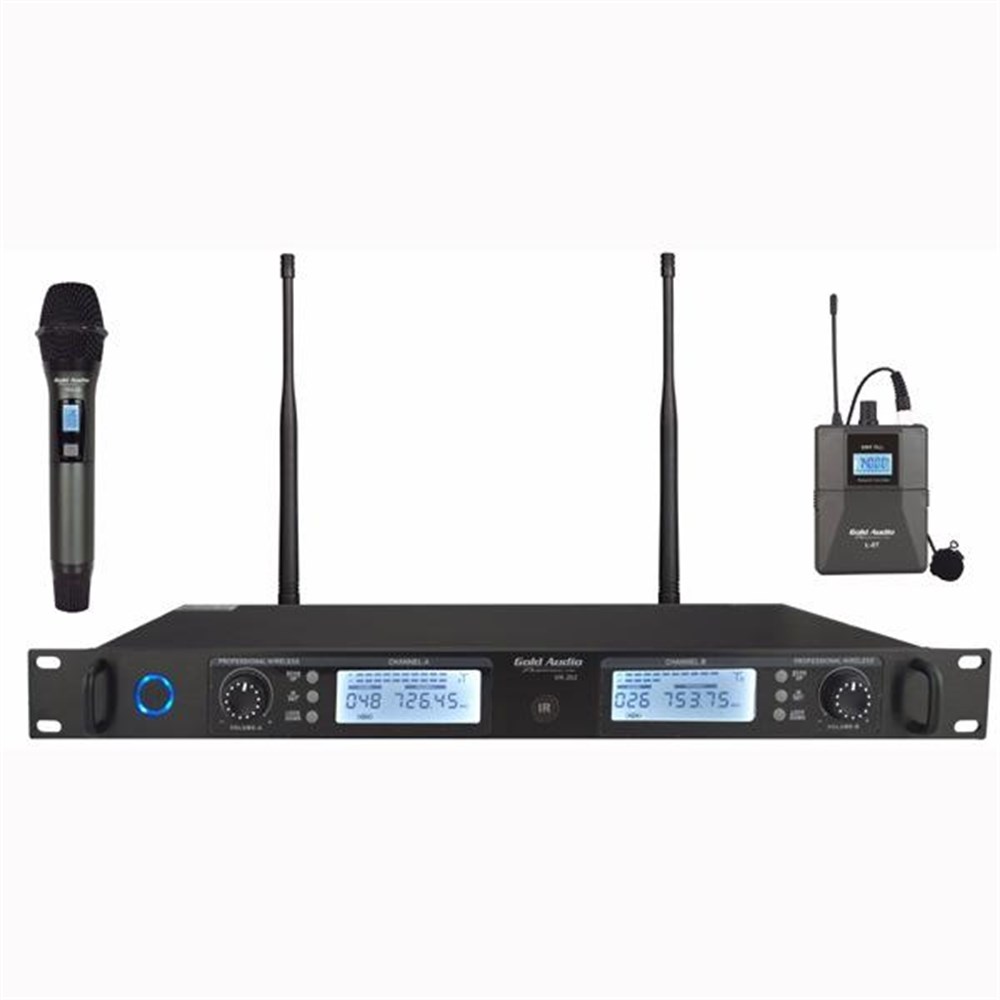 GOLD AUDIO PRO 2002EY EL-YAKA DİGİTAL TELSİZ UHF MİKROFON